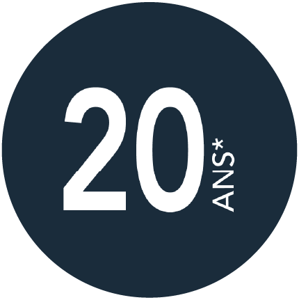 Picto garantie 20 ans